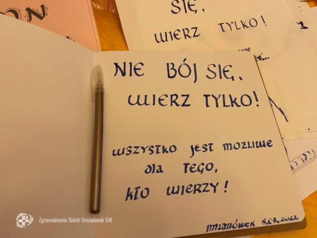 Kaligrafia w Milanówku
